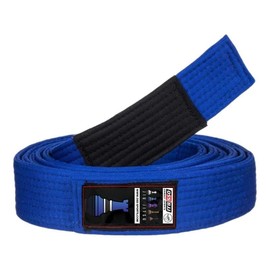 OSS Combat Sports BJJ Belt - Brazilian Jiu Jitsu Belt - Jujitsu Belt - RIBJJF Approved Adult’s Size Brazilian Jiu-Jitsu Belt 100% Cotton Durable Competition Ready Belts- BJJ Gi A2, A3 (Blue, A2)