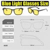Tomuvpzn Blue Light Blocking Glasses for Men/Women, Based Blue Light