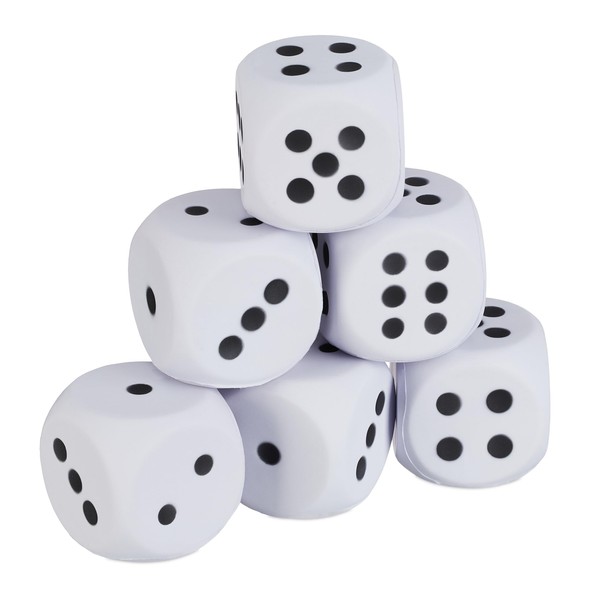 Relaxdays Foam Cubes Set of 6, H x W x