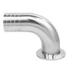 Goldpea Stainless Steel 304 Sanitary Hose Fitting Single Barb 90