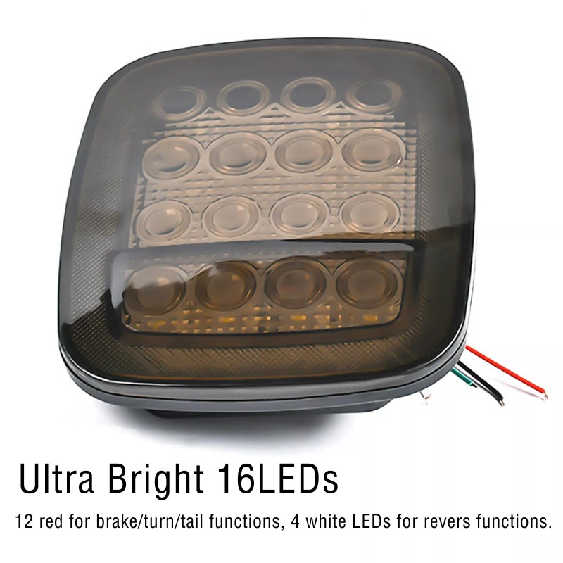 milelightpart-us DOT 7inch LED Headlights + Tail Lights Combo For