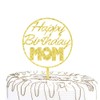 YUINYO Decoración para tarta de cumpleaños con texto en inglés