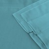 Turquoize Solid Blackout Valance, Short Curtains, Scalloped Window Treatment, Aqua,