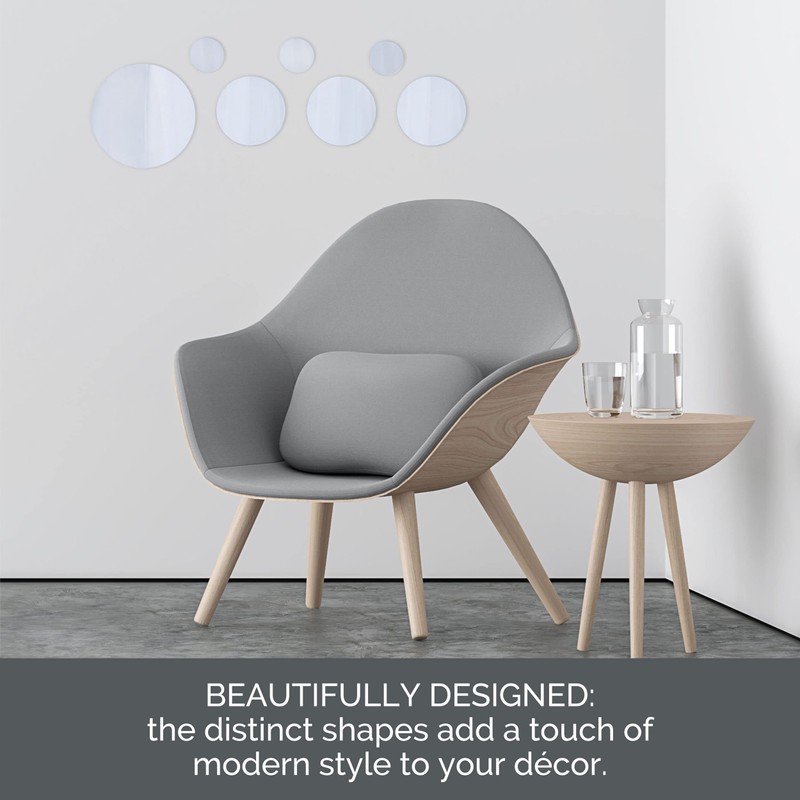 Elements Round Wall-Mount Mirror, Set of 7, Assorted Sizes -