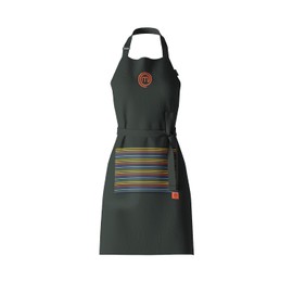 MasterChef Grembiule Cucina Uomo & Donna e Chef, Multicolor, Perfetto fur Cucinare, Barbecue, Cinturino Regolabile, Tasche Grande, 100% Cotone, Lavabile in Lavatrice