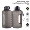 GEMFUL Large Water Bottle with Handle 74oz BPA Free for