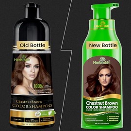 Herbishh - Champú colorante para cabello gris, champú con tinte natural para el cabello, colorea el cabello en minutos, dura hasta de 3 a 4 semanas, 5