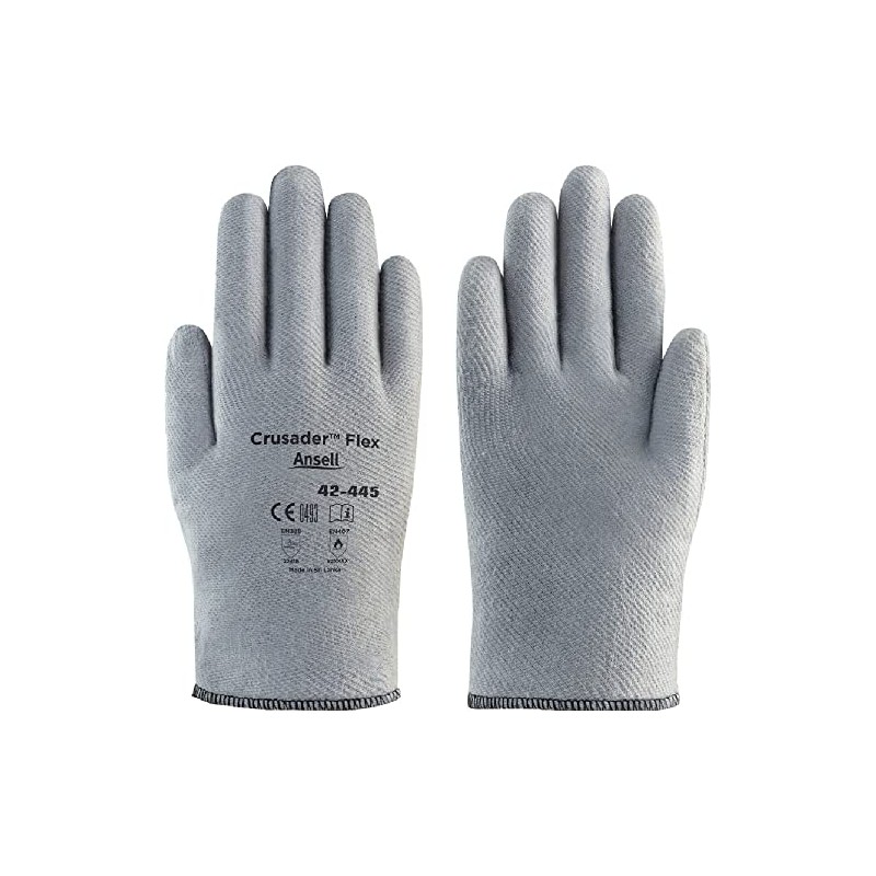 Ansell Healthcare Japan Heat Resistant Gloves, Crusader Flex Short, Size