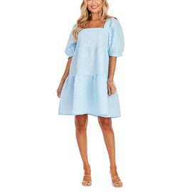 Mud Pie Women's Barbara Tiered Dress Blue