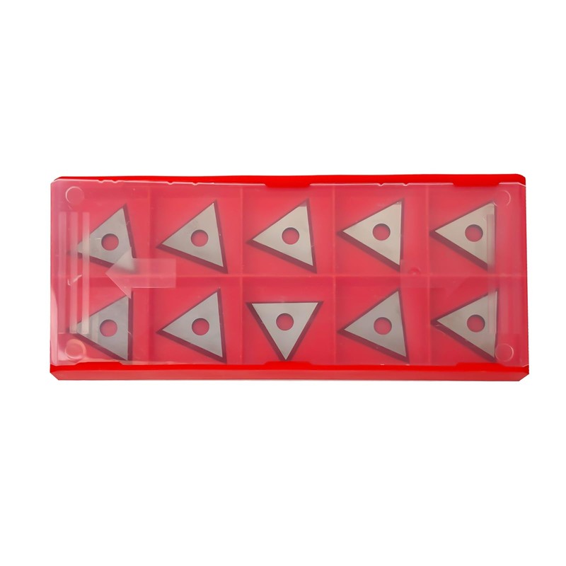 Zorqon 1" Triple-Edge Triangle Carbide Paint Scraper Blade, 10Pcs Double-Edged