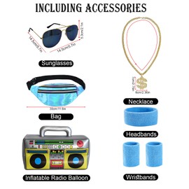 KUKIKUKI 80s 90s Outfit for Men and Women, Tracksuit Sportswear, Streetwear Tracksuit, Jogging Suit, Outfit for 80s Outfit, Men's Costume