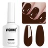 Vishine 16ML Gel Nail Polish 1Pcs Dark Chocolate Color Gel