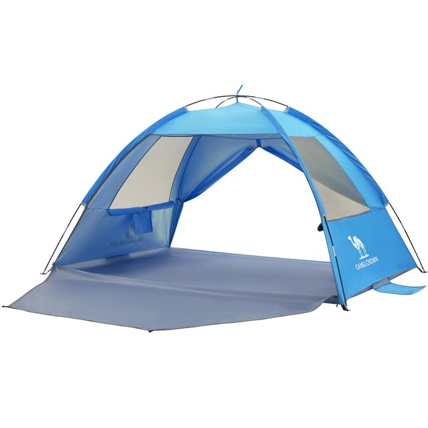 CAMEL CROWN Beach Tent Anti-UV Portable Sun Shade Shelter for