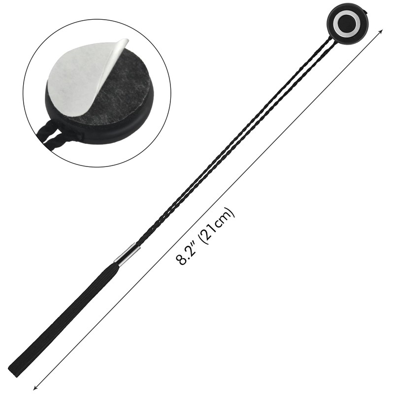 Lunhoo 6Pcs Lens Cap Keeper, Camera Lens Cap Leash with