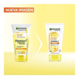 Limpiador facial Garnier skin active express aclara tono uniforme 148 g