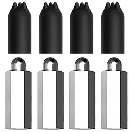 Extended Metal Prongs and Silicone Protective Covers for RS3 Dog Shock Collar