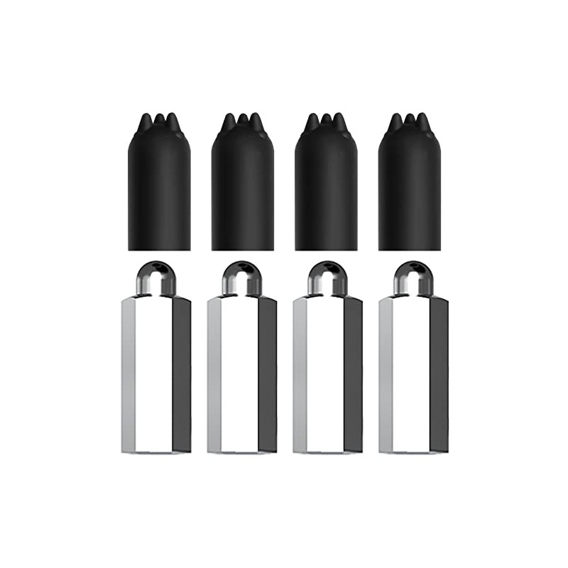 Extended Metal Prongs and Silicone Protective Covers for RS3 Dog