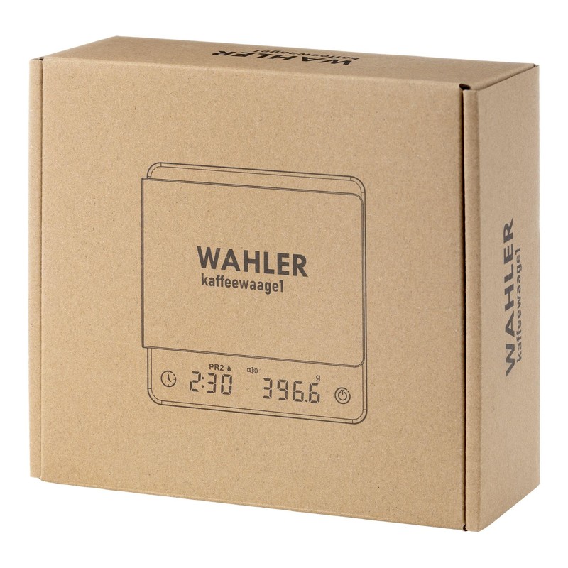WAHLER® Digitale Kaffeewaage mit Timer I Baristawaage 0,1g I USB
