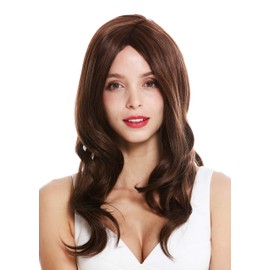 WIG ME UP QLS18710-2/30 Women's Wig Long Wavy Voluminous Mono Part Chestnut Brown Mix