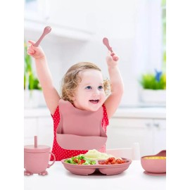 Maíz Vajilla Plato Tazon Cubiertos Vaso Babero Alimentacion Bebe