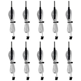WINSINN HT-NTC100K Thermistor Sensor, Ender 3 v2 Upgrade 3x15 3950 XH2.54 2Pin, Compatible with Ender 3 5 Pro CR6 CR10 Series 3D Printer Hotend (Pack of 10Pcs)