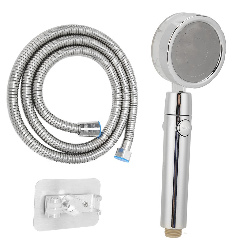 Turbine Fan Shower Head Shower Hose High Pressure 360 °