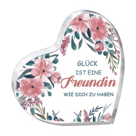 Geschenke für Freundin Zum Geburtstag, Beste Freundin Geschenke, Geschenke für Frauen, Acryl-Heimdekoration Geschenk Beste Freundin, Geschenk Freundin Geburtstag, Freundschaftsgeschenke