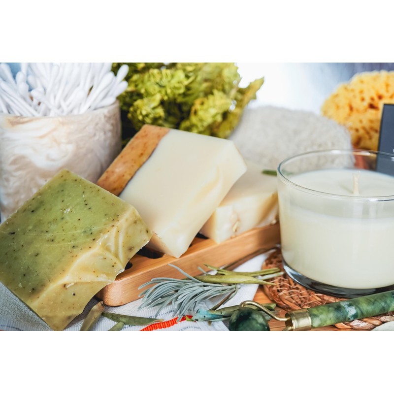 4-Pack Nettle Soap (4 x100grams/ 4 x 3.5oz) | Handmade,