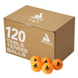 JOOLA Training 3 Star Table Tennis Balls 12, 60, or 120 Pack - 40+mm Regulation Bulk Ping Pong Balls for Competition and Recreational Play - Fun as a Cat Toy - Indoor and Outdoor Compatible