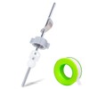 FullMayPro Lavatory Pop-Up Center Piece Assembly,Pop-Up Drain Repair Kit,Fits Most