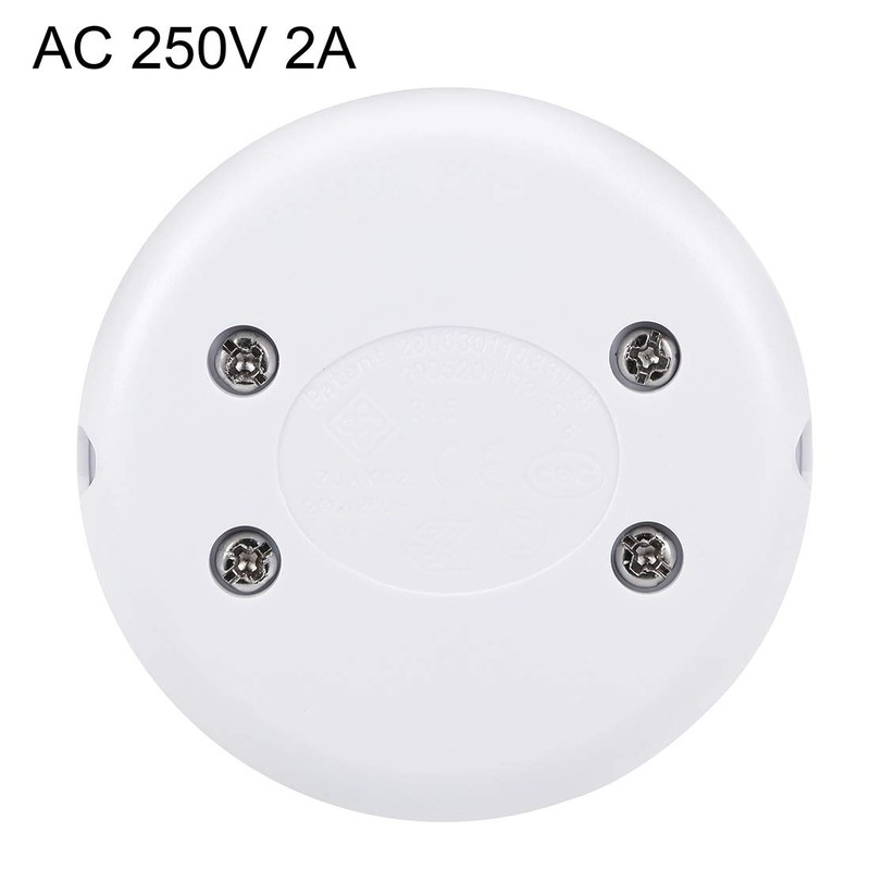 uxcell Inline Foot Pedal Push Button Switch, Round Lamp Light