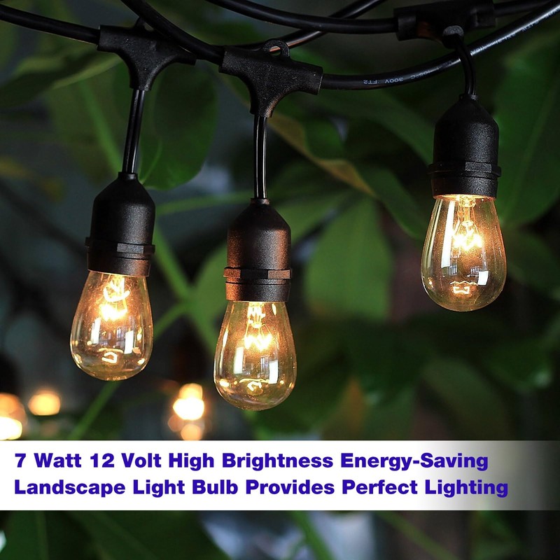 JIOTAR 20 Pcs-7W 12V Landscape Light Bulbs, T5 Low Voltage