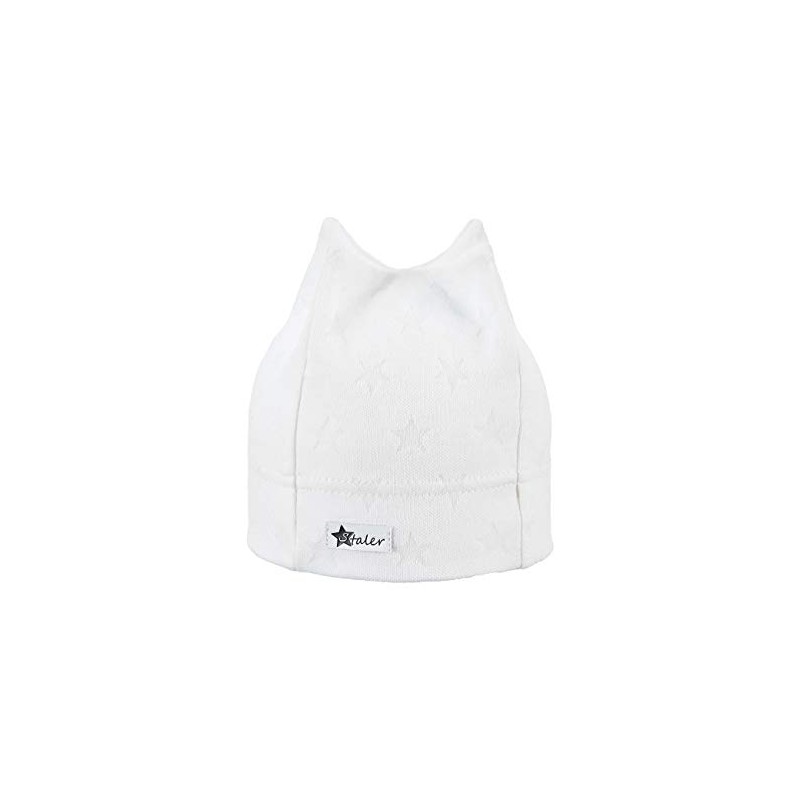 Sterntaler Baby Girls' Winter Hat, White