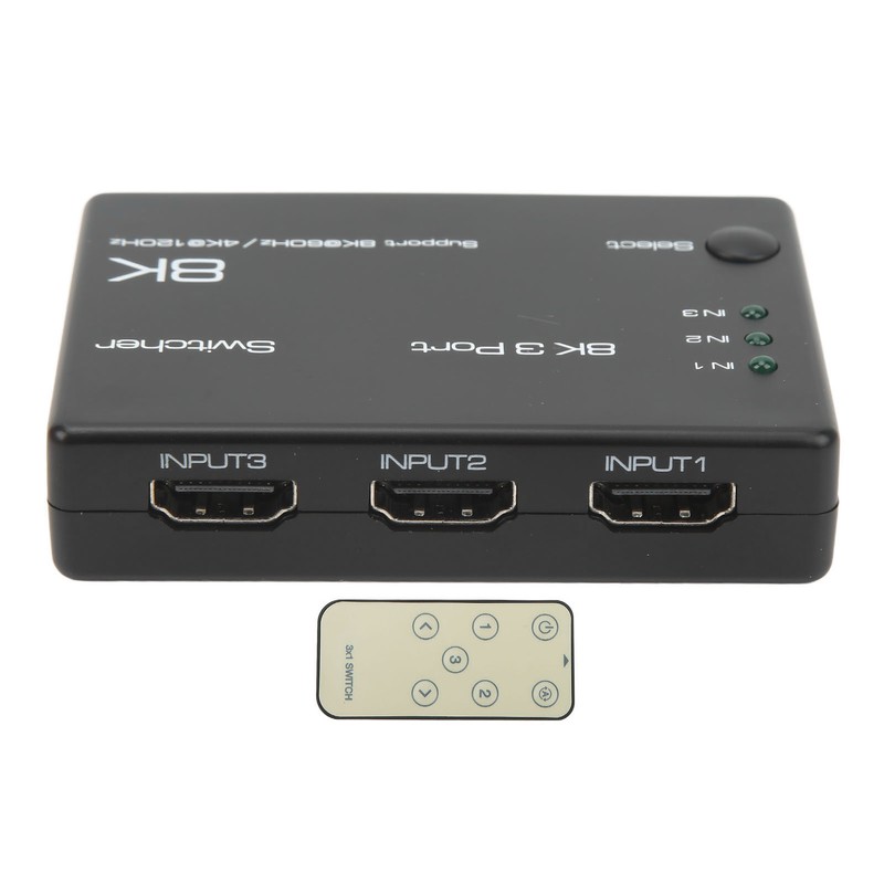 4K 120Hz 8K 60Hz 3 In 1 Out Ultra HD