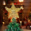 Gold Star Christmas Tree Topper – Treetop Sparkle – 20