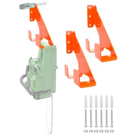 Mellyhan 2 Pack Chainsaw Wall Mount Hanger, Heavy Duty Chainsaw Holder, Chainsaw Wall Holder for Garage, Shed, and Workshop Organization - Durable Chainsaw Rack for Secure Storage - 180lbs Capacity
