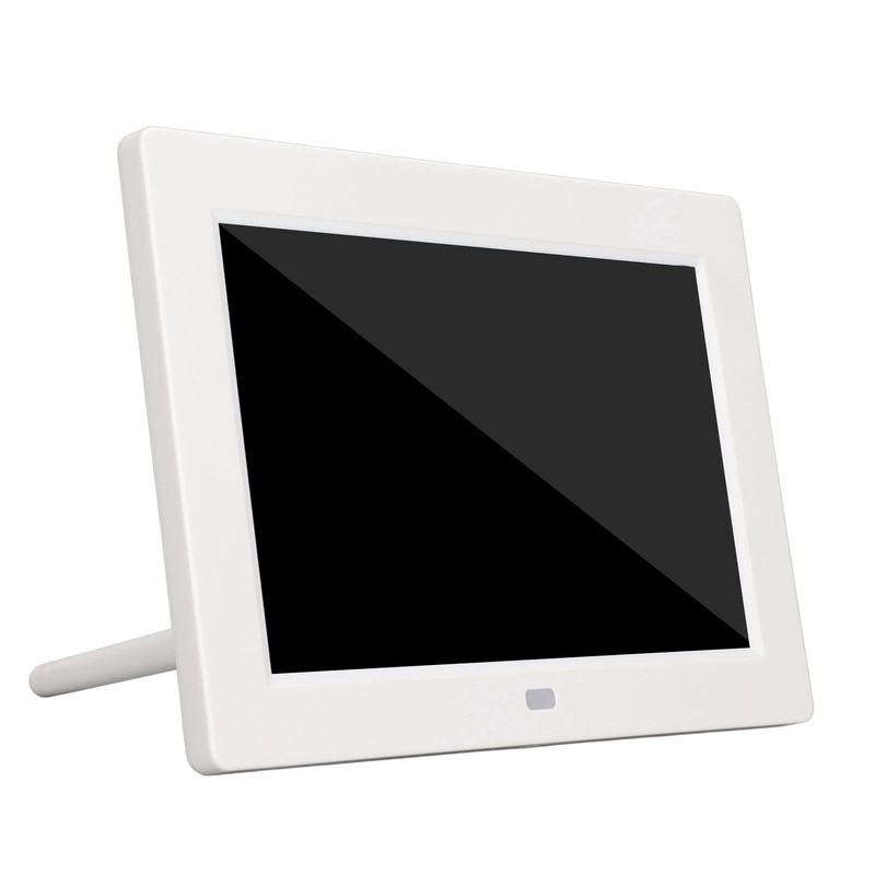 Digital Photo Frame 8in 1280x800 Support MP3 MP4 HD Video