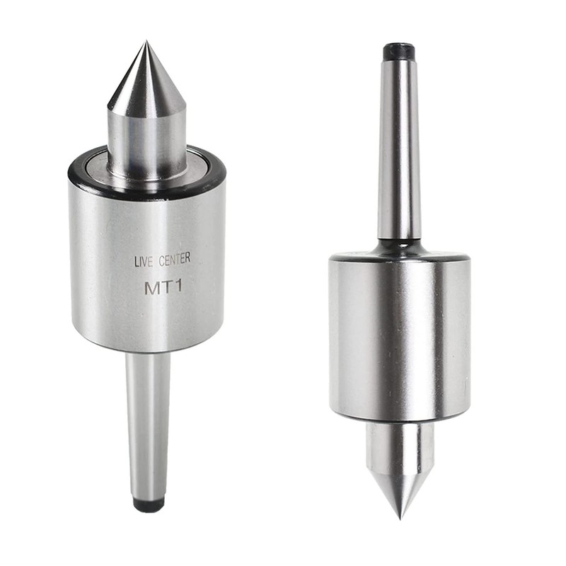netuera MT1 Live Center Morse Taper with 60 Degree Point,