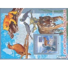 Prophila Collection Guinea Block 1515 (Complete Edition) Mint NH 2008 Tiger, Birds, Frog (Stamps for Collectors) Other Mammals (Monkeys/Dinos/Elephants …)