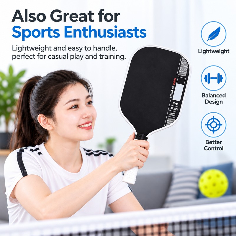 Pickleball Paddle for Competitive and Casual Play – T700 Carbon