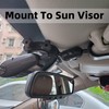 iSaddle Dash Cam Sun Visor Mount Holder/w Various Joints for