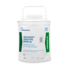 Dr. Schumacher Descosept Sensitive Wipes XL - Disposable Tissue Dispenser