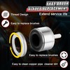 1/2"&3/4"&1" Copper Pipe Cleaner for Drill with 1/4" Hex Shank