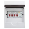 3 Way Fuse Box for 63A 30mA RCD+3MCB(6A+16A+32A) Power Supply