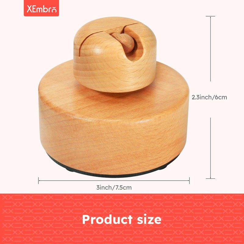 XEmbro Electric Embroidery Floss Bobbin Winder - Beech Embroidery Floss
