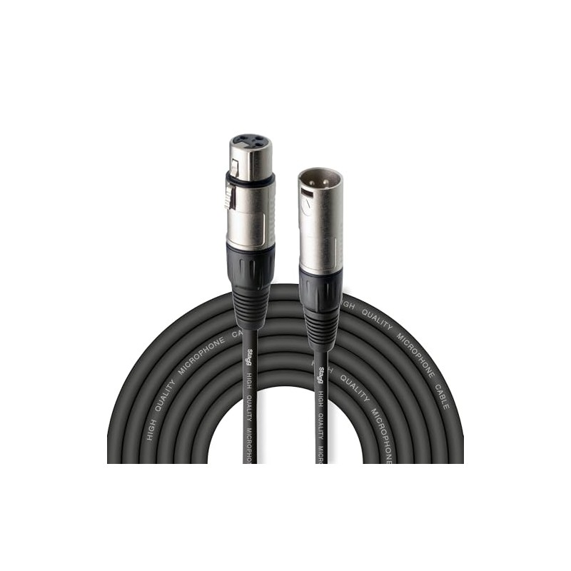 Stagg Cable de micrófono estándar SMC6 de 19.7 ft