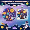 UNGLINGA 70 Piece Solar System Floor Puzzles for Kids Ages
