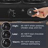 Triple Slow Cooker, 3×1.5 QT Buffet Servers and Warmers, 3