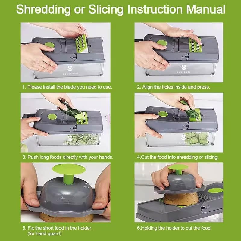 Gemüseschneider 14 in 1, vegetable slicer 14 in 1