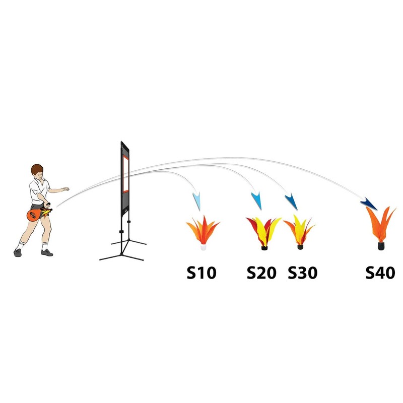 Jazzminton® Sport - 10 Standard Birdies S10 - Indoor Feather